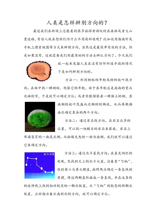 人类是怎样辨别方向的