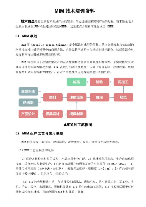 MIM技术(培训资料)