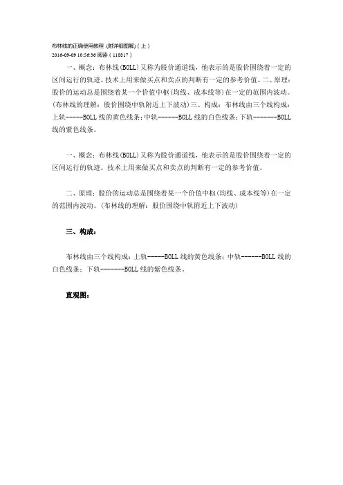 布林线的正确使用教程 (附详细图解)(上)