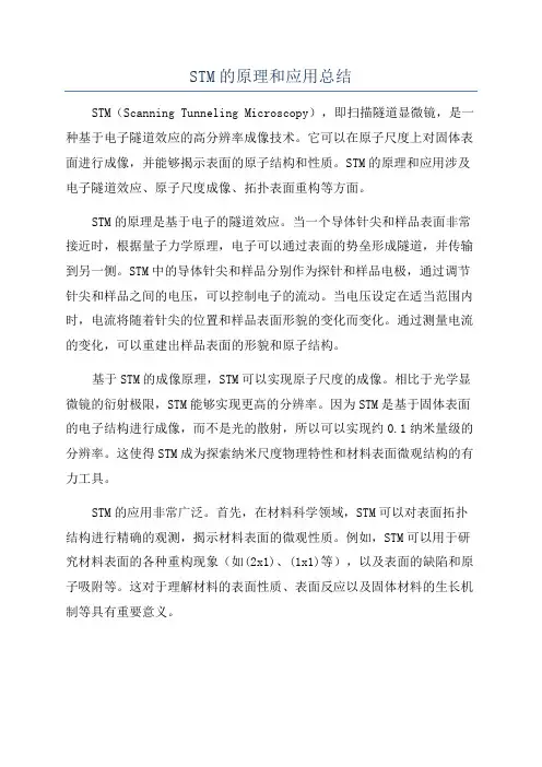 STM的原理和应用总结