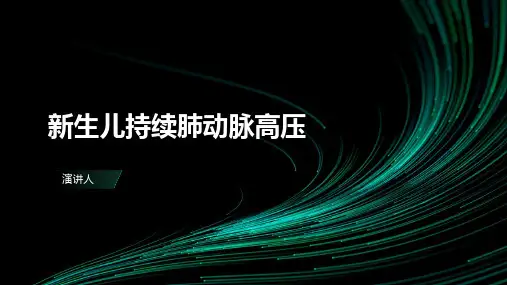 新生儿持续肺动脉高压