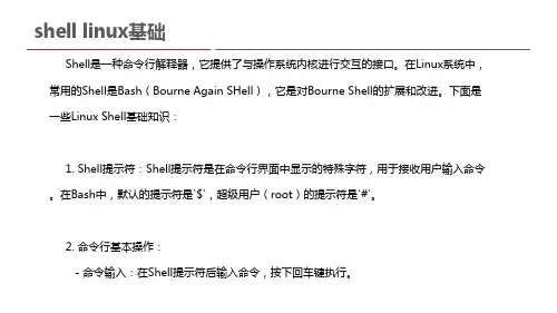 shell linux基础