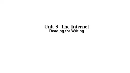 人教版-高一英语-必修第二册-Unit3-Reading-for-Writing-ppt课件