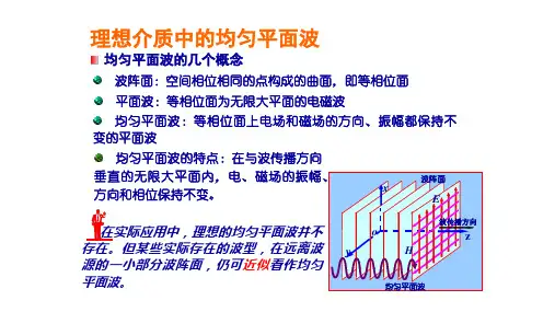 理想介质中的均匀平面波