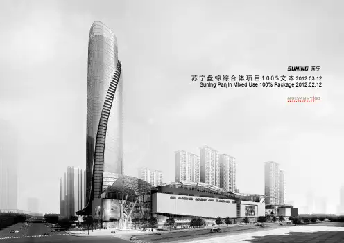 国外设计院-苏宁盘锦综合体项目100%文本201203 93P