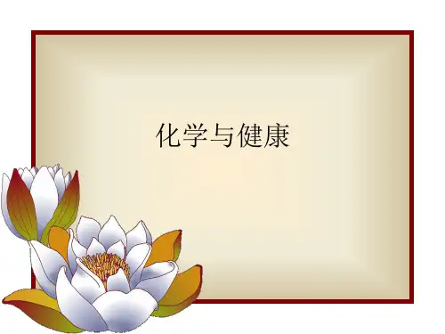 《化学与健康》PPT课件