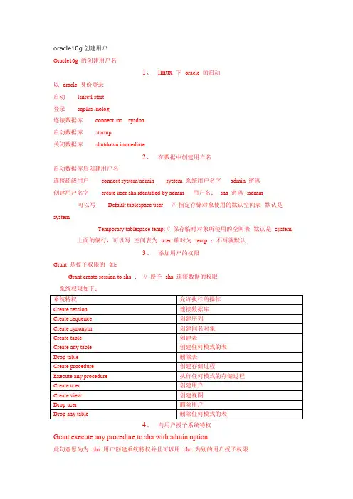 oracle 创建用户 及dmp文件导入