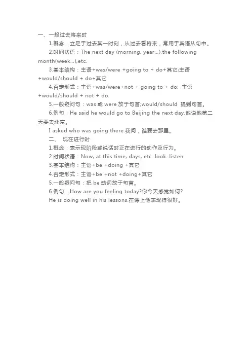 高一英语必背知识点归纳