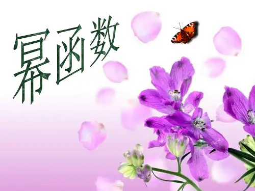 幂函数(优秀课件)省名师优质课赛课获奖课件市赛课一等奖课件
