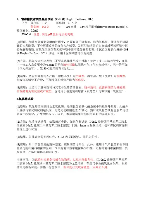 微生物学检验基本技术!!