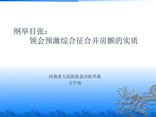 预激合并心房颤动