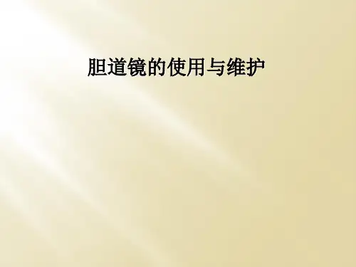 胆道镜的使用与维护