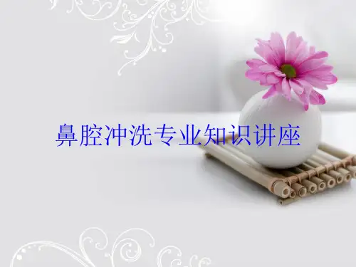 鼻腔冲洗专业知识讲座培训课件