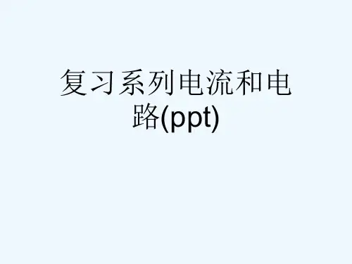 复习系列电流和电路(ppt)