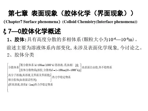 物理化学第七章