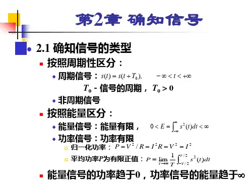 第2章确知信号