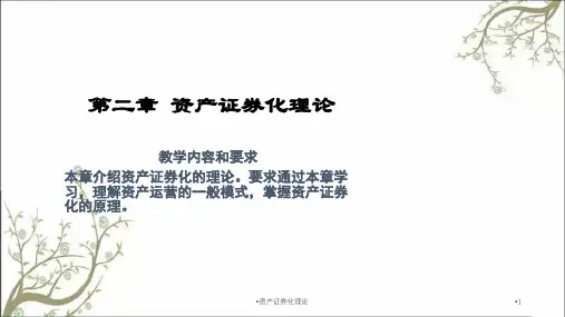 资产证券化理论课件