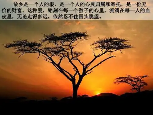 苏教版高中语文必修一ppt课件3.2 我心归去