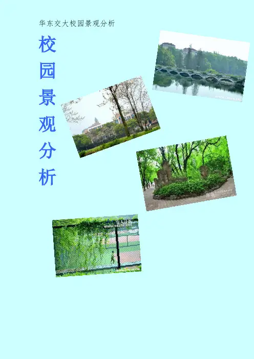 校园总体布局和景观特色剖析