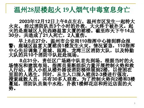 4火灾烟气