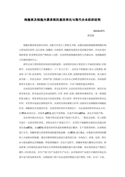 细胞生物学1细胞质基质及其功能(2)