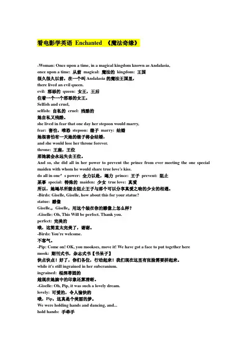 看电影学英语 Enchanted