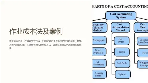 作业成本法及案例