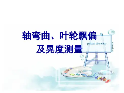 轴弯曲测量