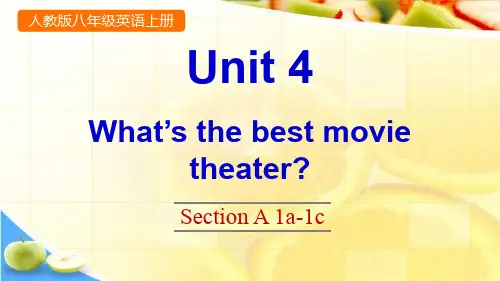 人教版八年级上册英语《Unit 4 Section A 1a-1c》优质PPT课件