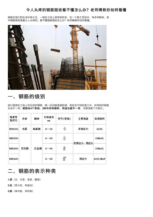 令人头疼的钢筋图纸看不懂怎么办？老师傅教你如何看懂