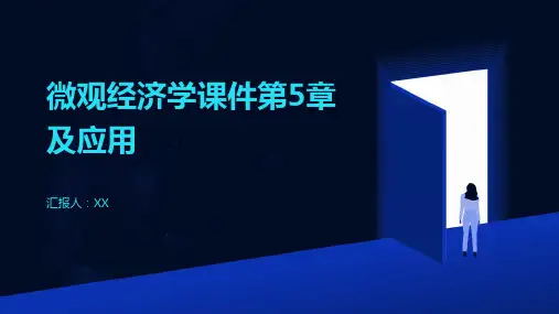 微观经济学课件第5章及应用