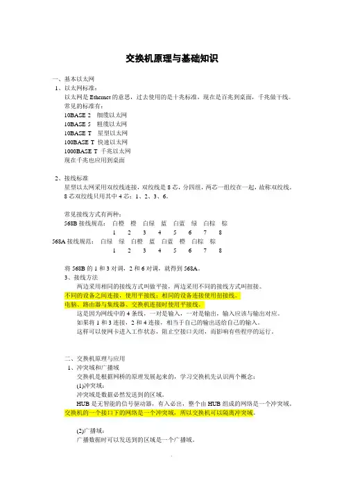 交换机原理与基础知识