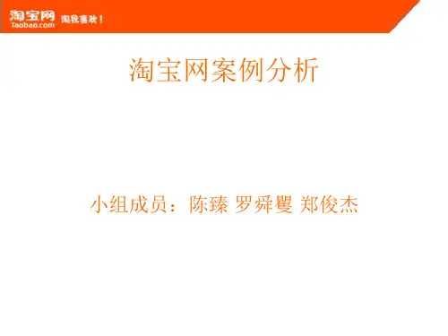 淘宝成功营销案例分析