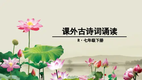 七下课外古诗词诵读