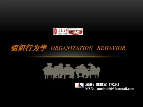 OB(2012秋导论)