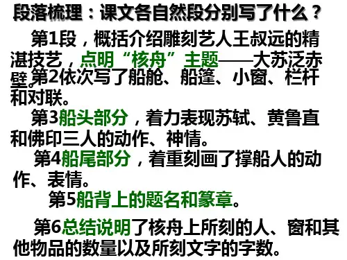 第23课《核舟记》(共72张)PPT课件