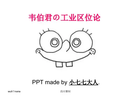 韦伯君の工业区位