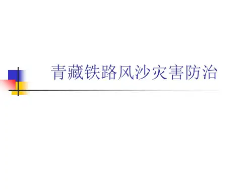 青藏铁路沙害防治汇报精品PPT课件