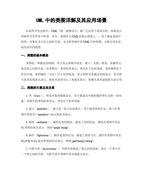 UML中的类图详解及其应用场景