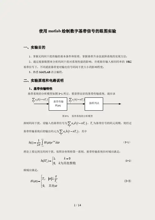 使用matlab绘制眼图