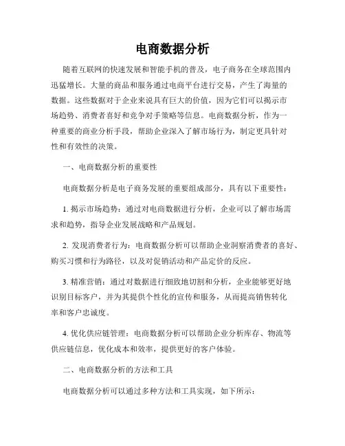 电商数据分析