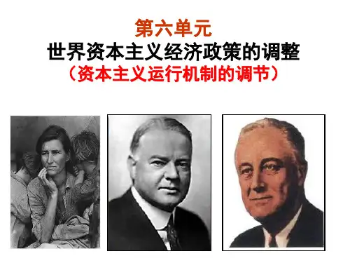 人教版高中历史必修2 第17课 空前严重的资本主义世界经济危机