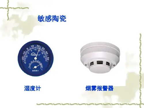 化学功能材料 第六章 敏感陶瓷及生物