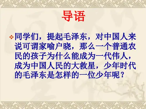 《忆往昔,峥嵘岁月稠》课件