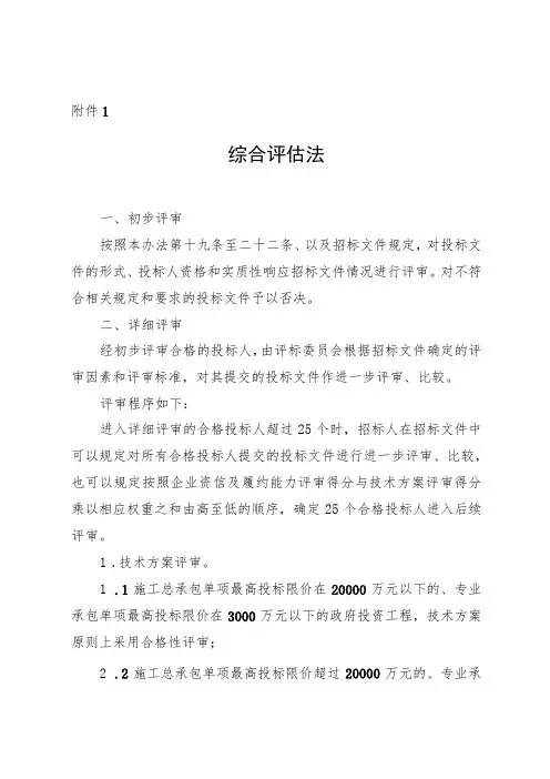 湖南省房屋建筑和市政基础设施工程标准工程总承包招标综合评估法、资格预审文件、招标文件