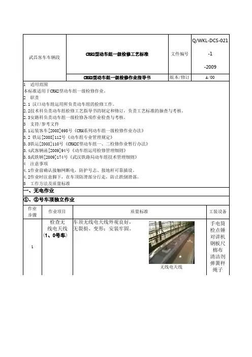 动车一级修