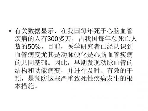 动脉检测仪课件