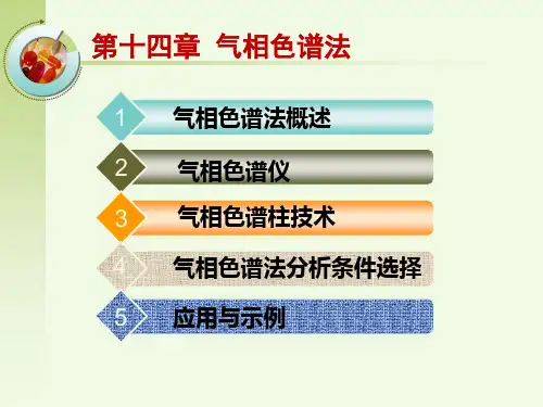 气相色谱法概述
