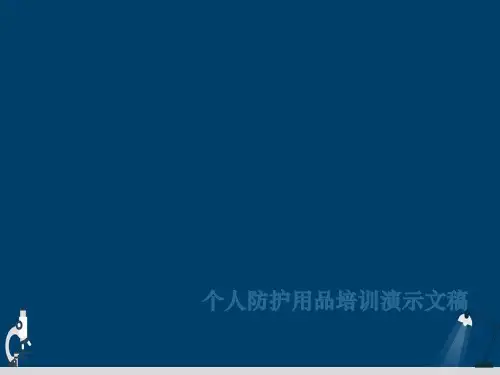 个人防护用品培训演示文稿