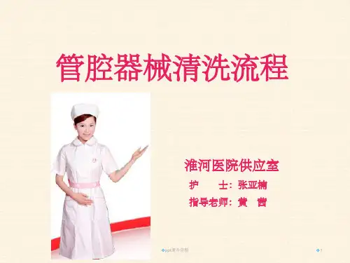 管腔类器械的清洗ppt课件